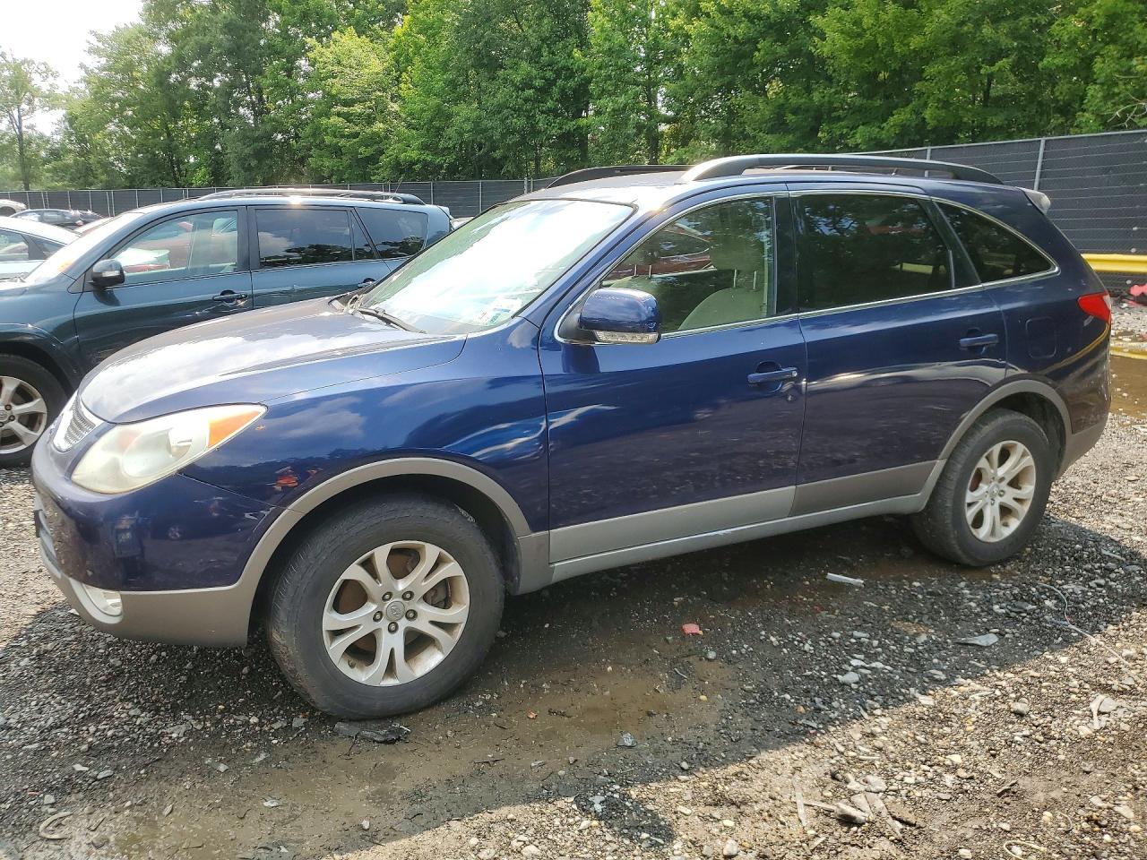 2011 Hyundai Veracruz Gls Blue vin: KM8NU4CC9BU141454