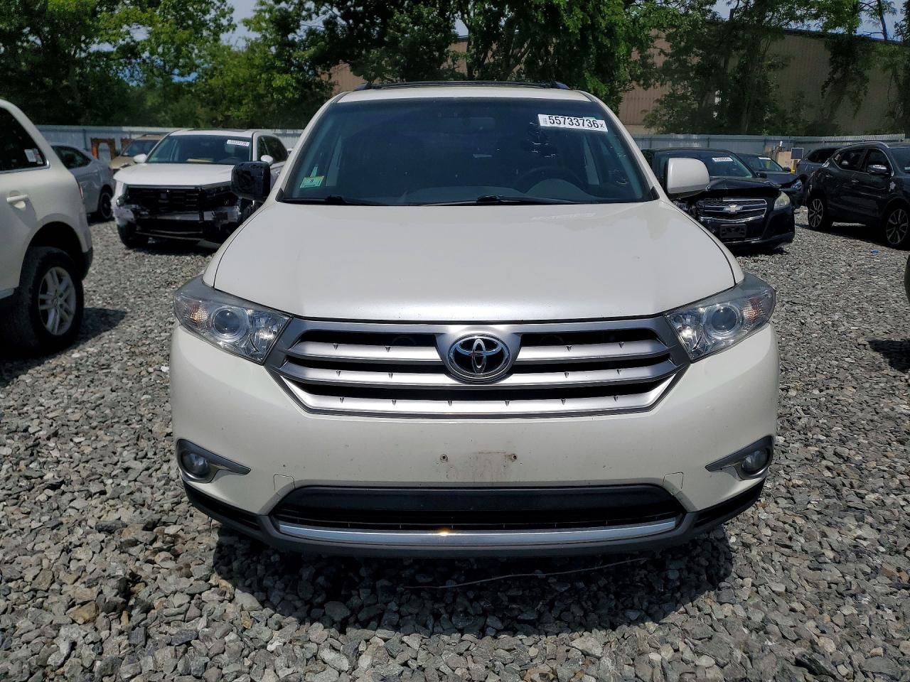 2012 Toyota Highlander Se Белый vin: 5TDBK3EH4CS094923
