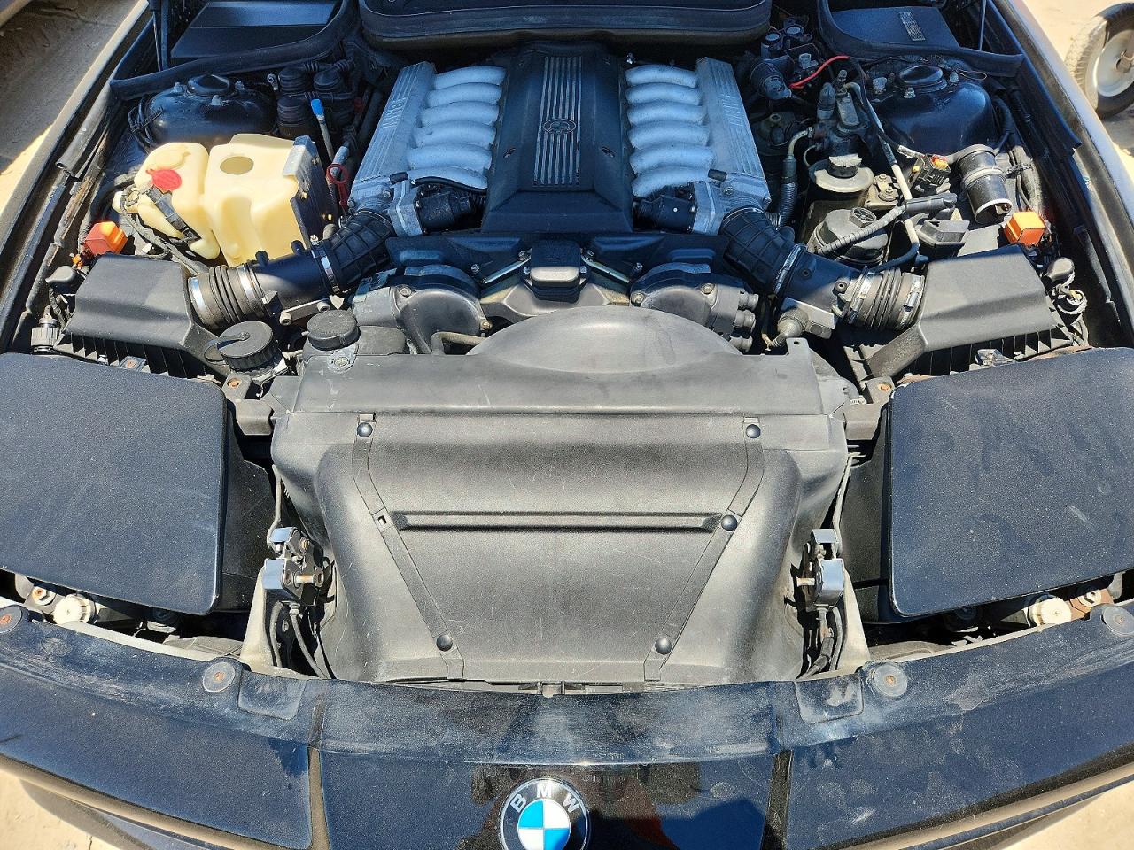 1991 Bmw 850 I Black vin: WBAEG1319MCB42394