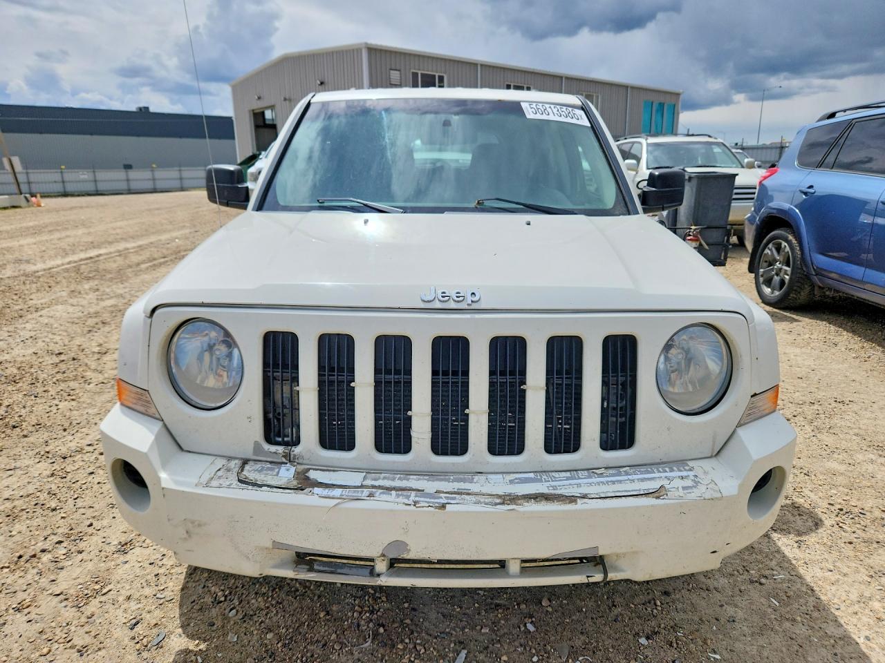 2010 Jeep Patriot Sport White vin: 1J4NF2GB1AD500325