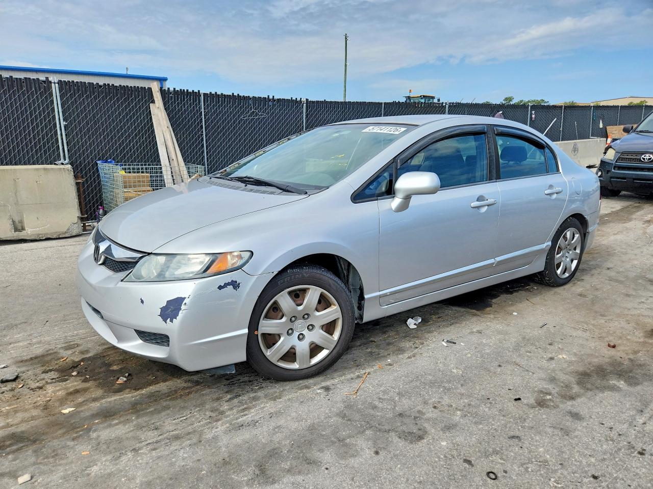 2010 Honda Civic Lx Gray vin: 19XFA1F55AE051339