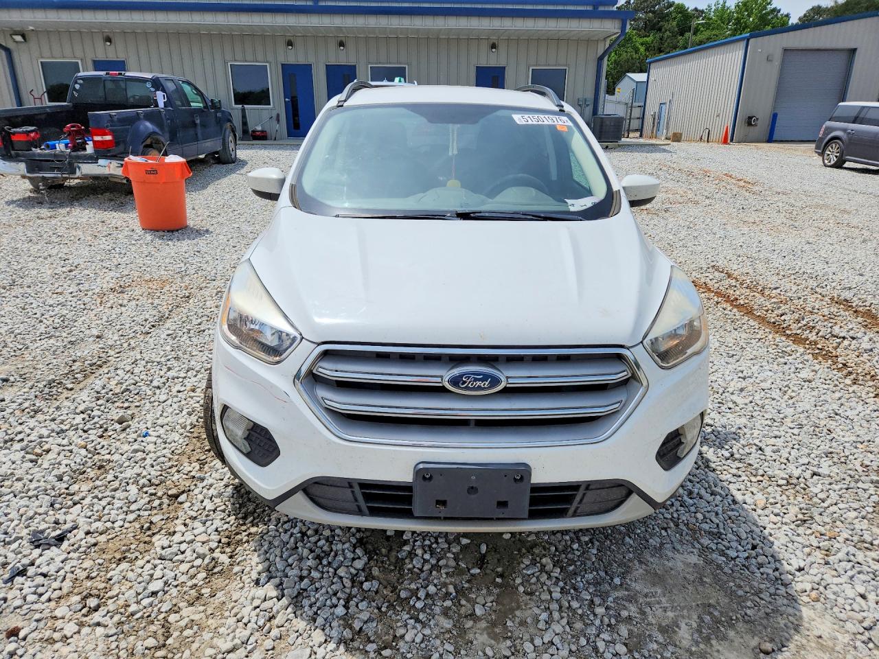 2018 Ford Escape Se White vin: 1FMCU9GD7JUC49237