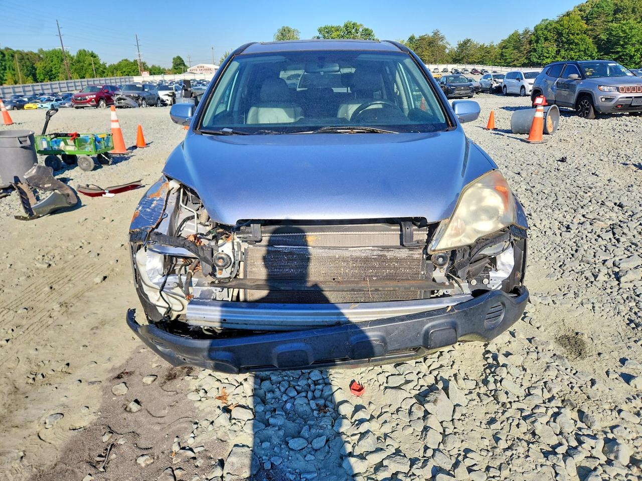 2009 Honda Cr-v Exl Silver vin: 5J6RE38729L001927
