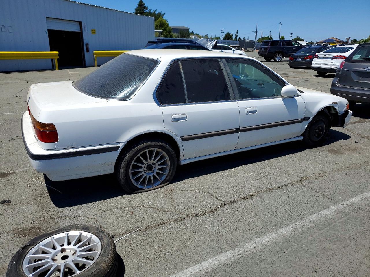 1991 Honda Accord Lx White vin: JHMCB7653MC003495