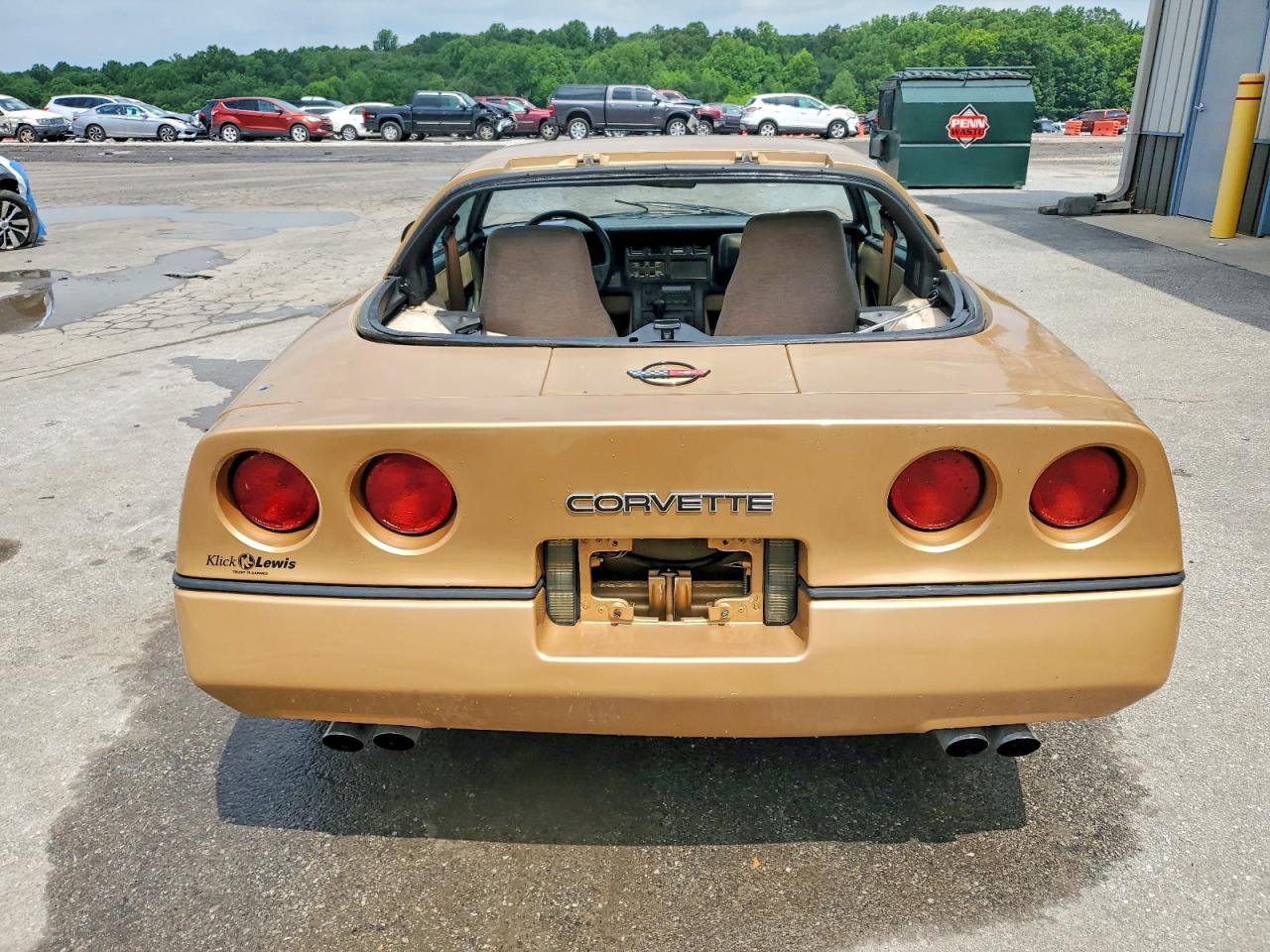 1984 Chevrolet Corvette Yellow vin: 1G1AY0788E5123461