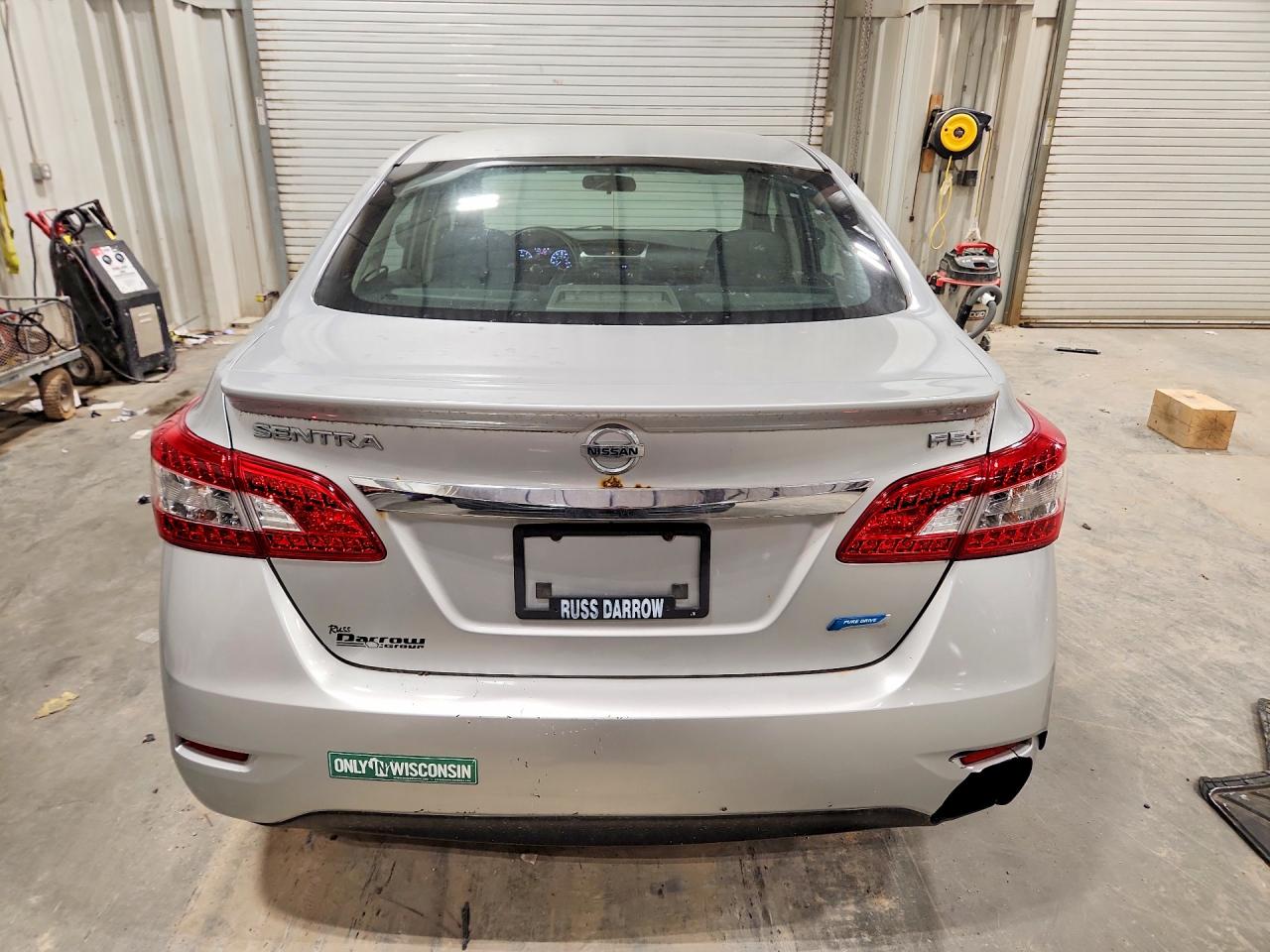 2014 Nissan Sentra Fe+ S Silver vin: 3N1AB7AP3EY249508
