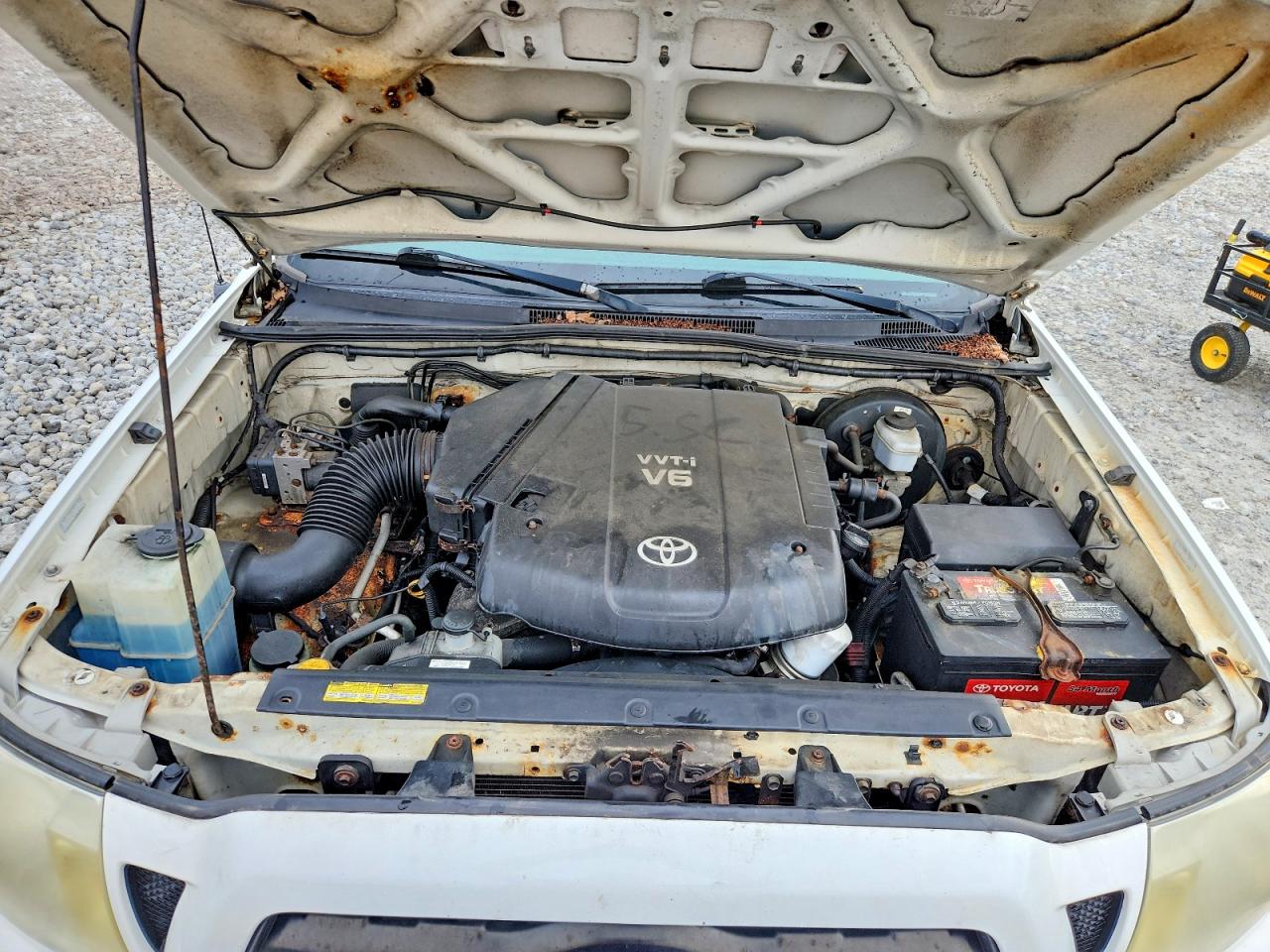 2007 Toyota Tacoma Access Cab Белый vin: 5TEUU42N77Z351374