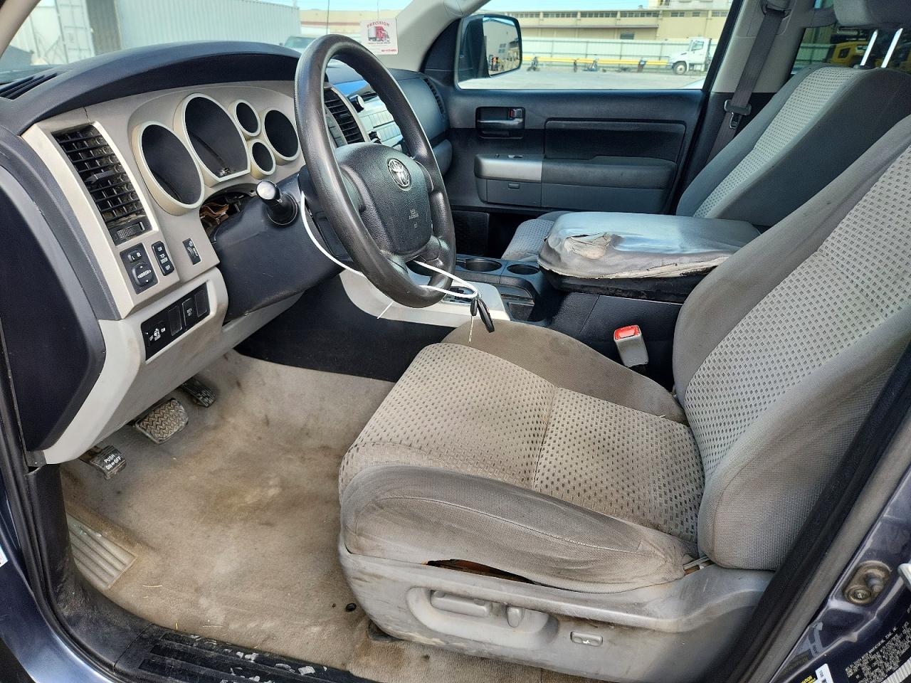 2007 Toyota Tundra Sr5 Gray vin: 5TFRU54147X004744