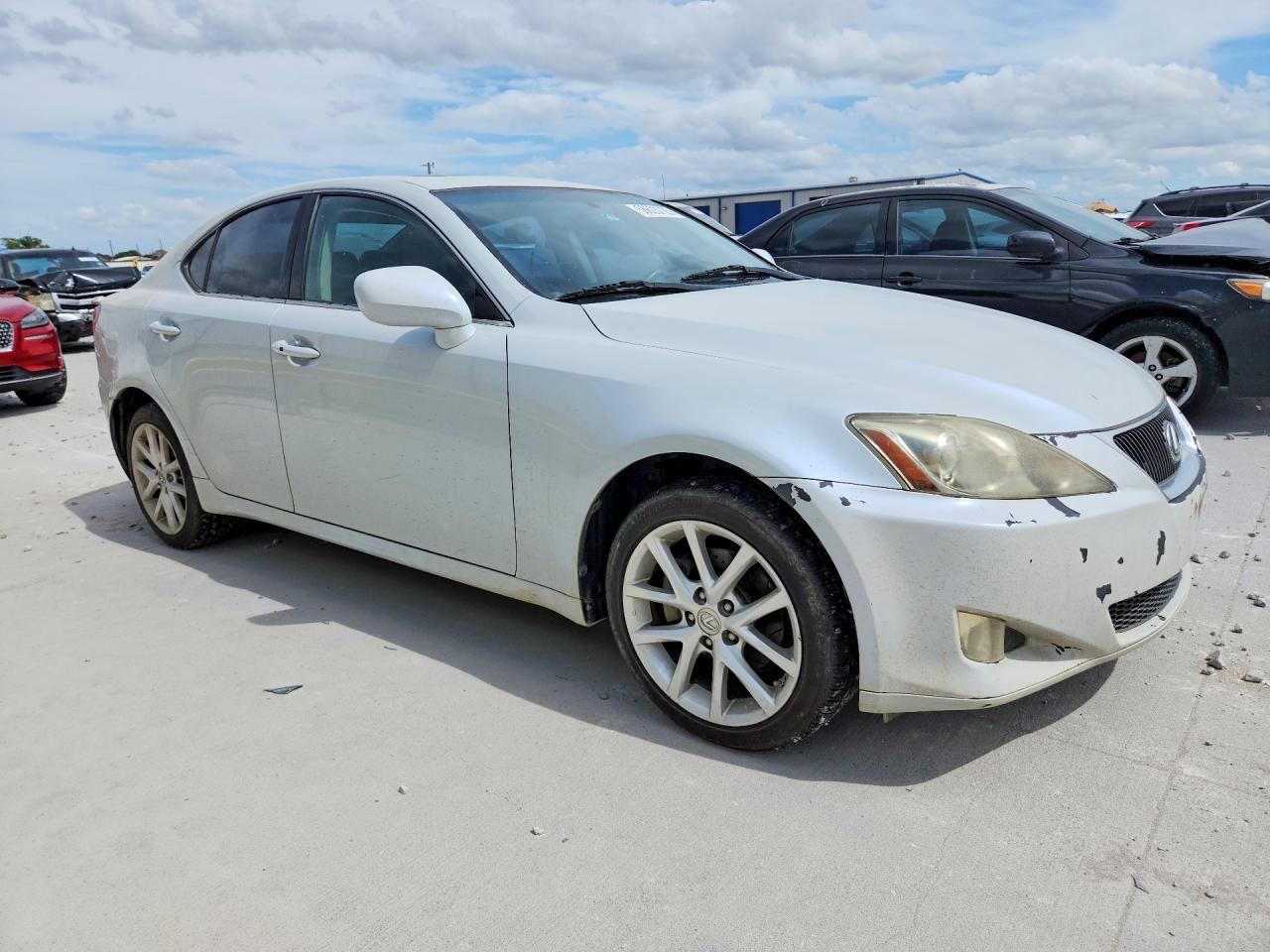 2008 Lexus Is 250 White vin: JTHCK262185016359