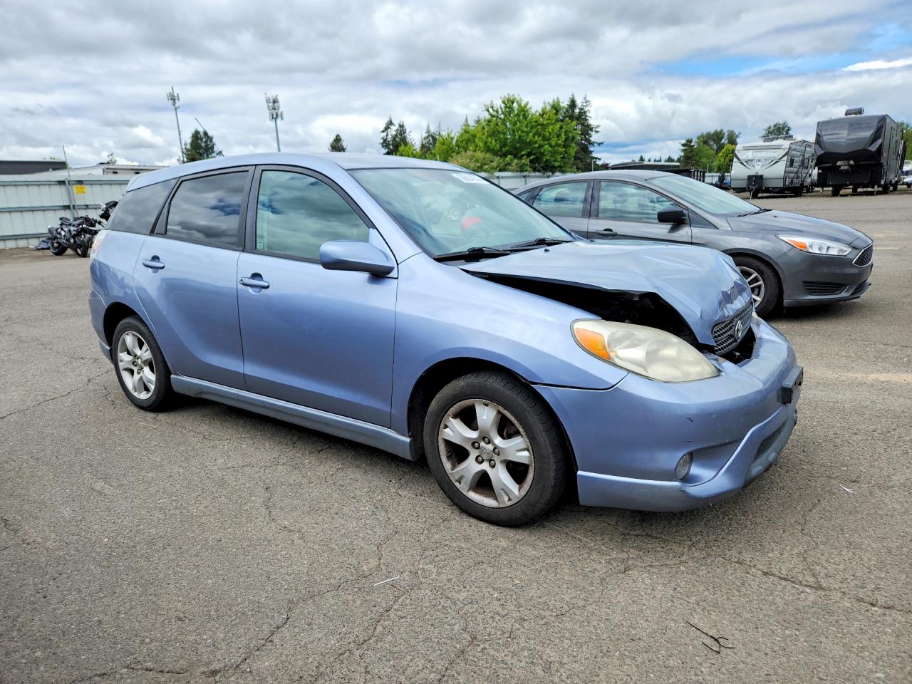 2008 Toyota Corolla Matrix Xr Blue vin: 2T1KR32EX8C687207