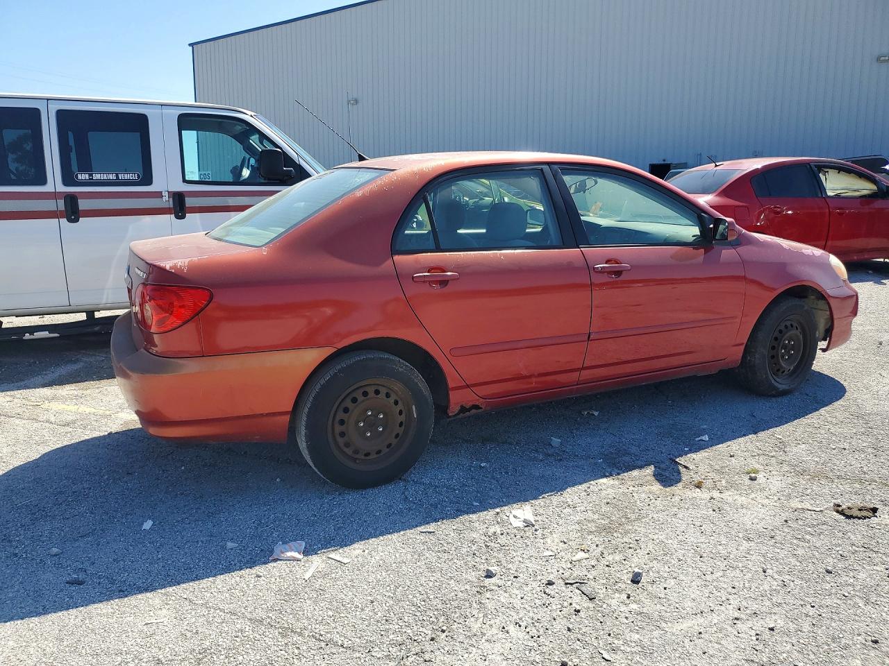 2008 Toyota Corolla Le Red vin: 1NXBR32E48Z967090