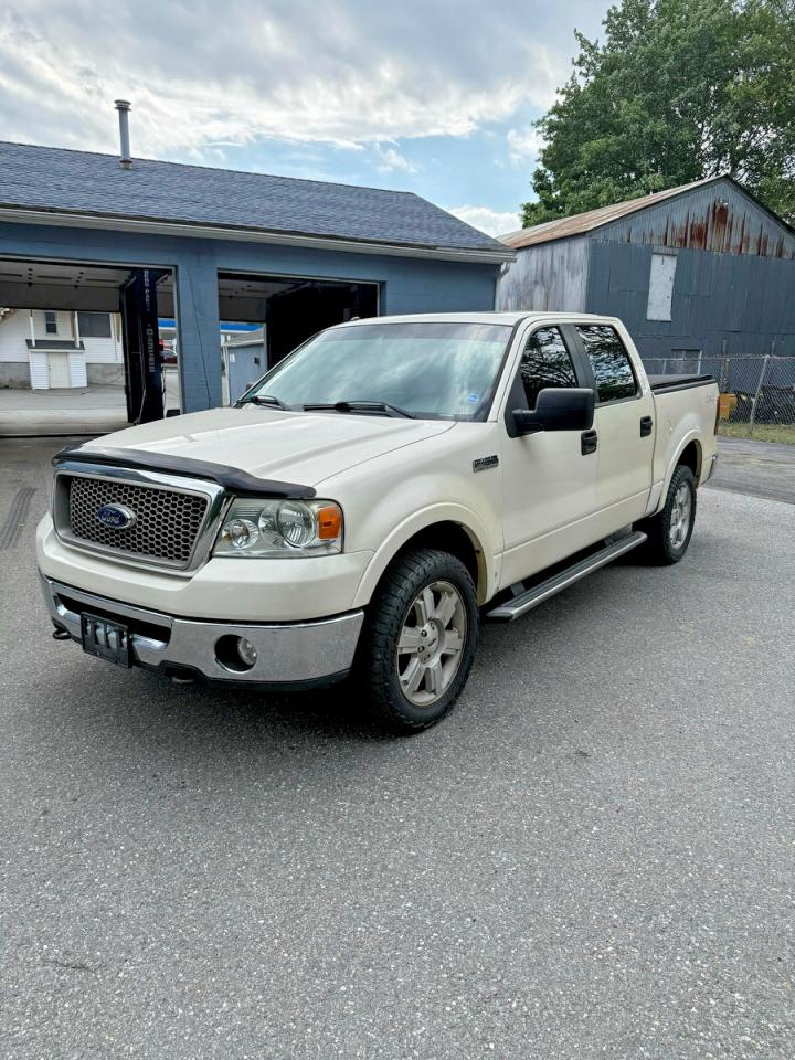 2007 Ford F150 Supercrew Белый vin: 1FTPW14597FB66582