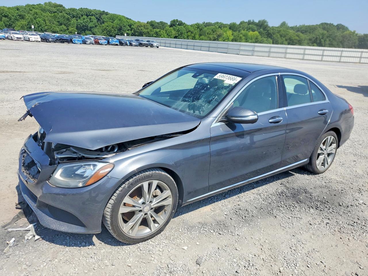 2015 Mercedes-benz C 300 Charcoal vin: 55SWF4JB3FU088535