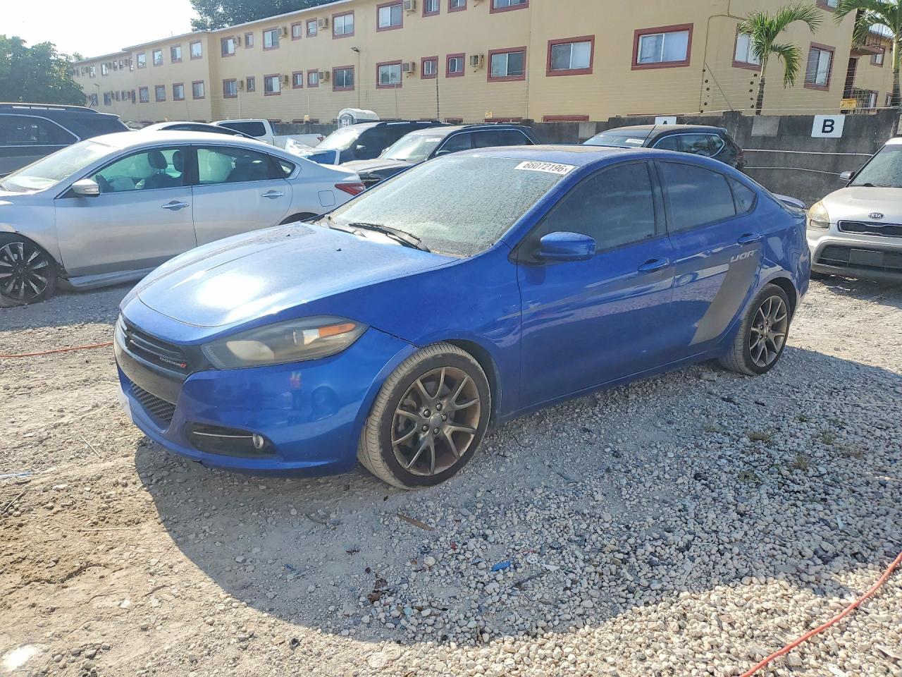 2014 Dodge Dart Sxt Blue vin: 1C3CDFBB8ED673125