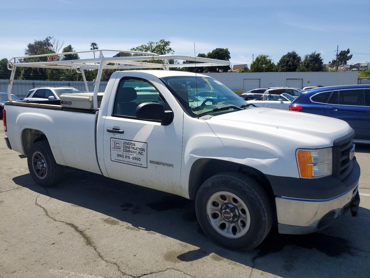 2013 Gmc Sierra C1500 White vin: 1GTN1TEA2DZ267034