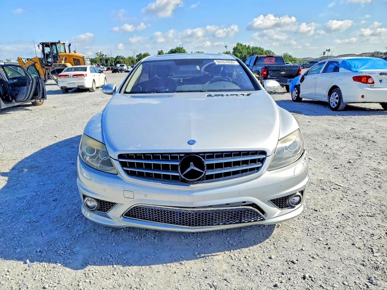 2008 Mercedes-benz Cl 63 Amg Silver vin: WDDEJ77X48A013277