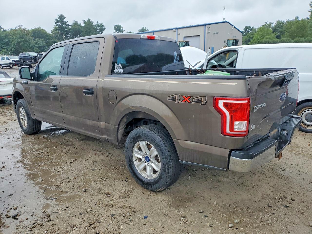 2015 Ford F150 Supercrew Brown vin: 1FTEW1E81FFC89095