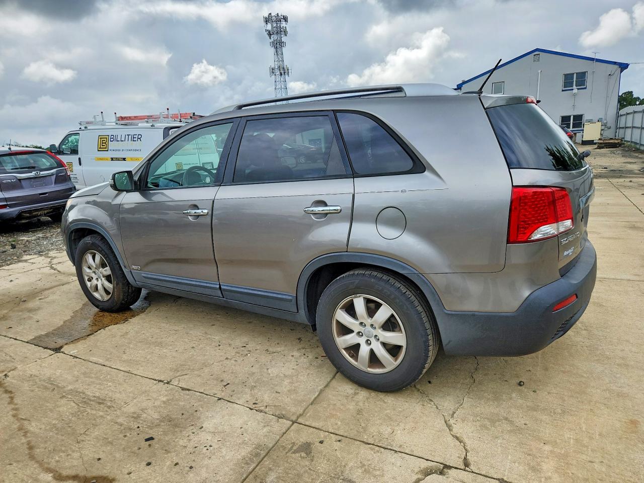 2013 Kia Sorento Lx Gray vin: 5XYKTDA25DG348772
