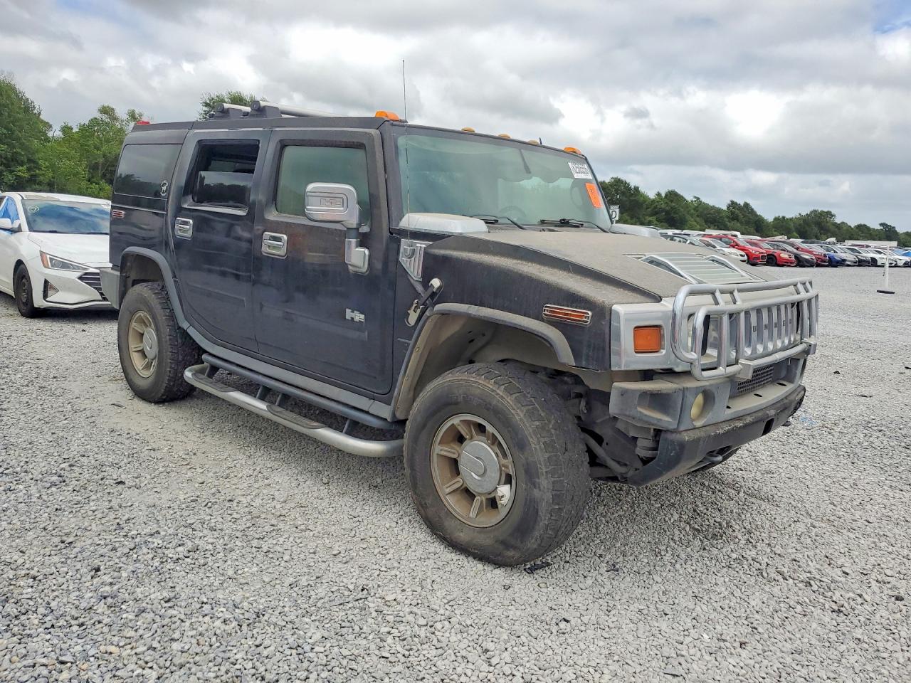 2007 Hummer H2 Black vin: 5GRGN23U07H101317