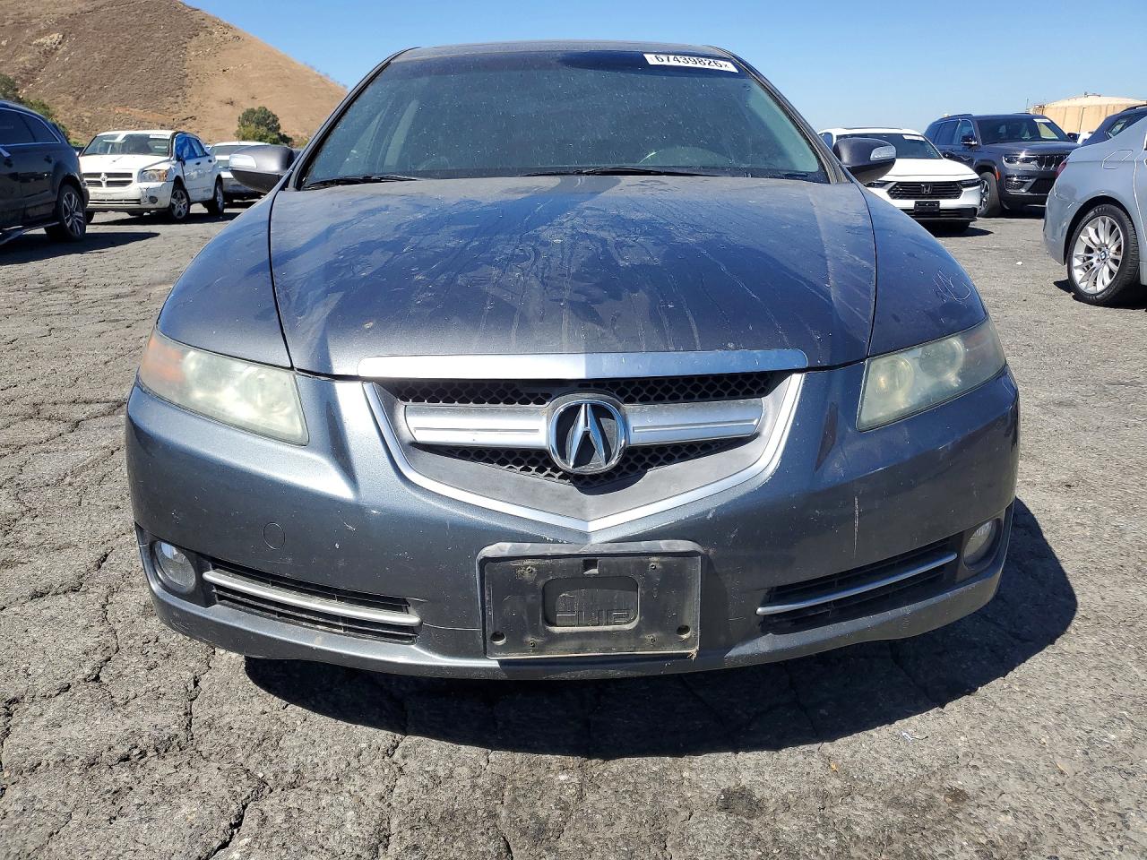 2008 Acura Tl Gray vin: 19UUA66298A011791