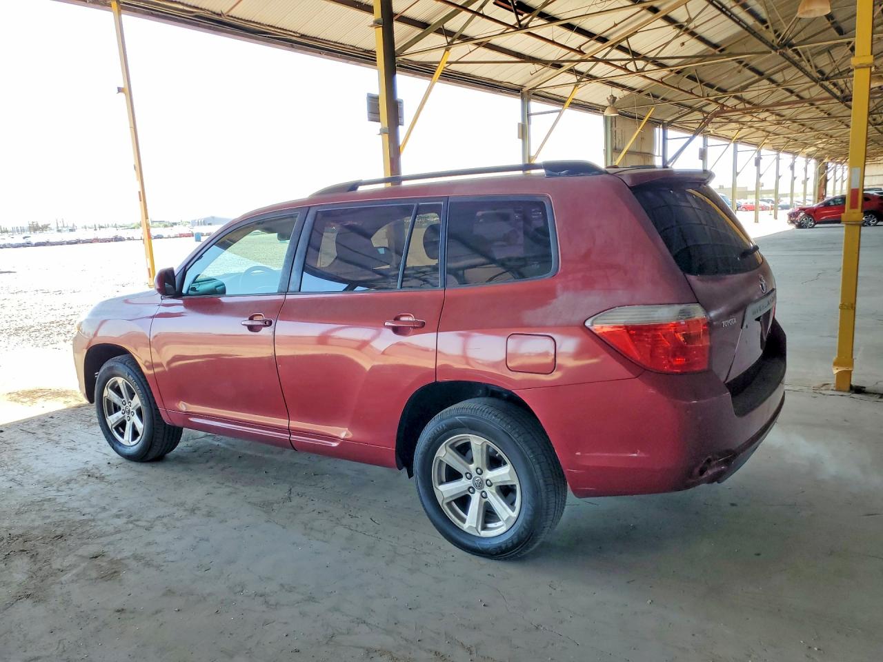 2009 Toyota Highlander Base Burgundy vin: JTEES41A292117980