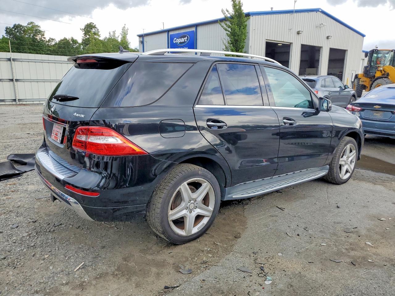 2015 Mercedes-benz Ml 400 4matic Black vin: 4JGDA5GB3FA546177