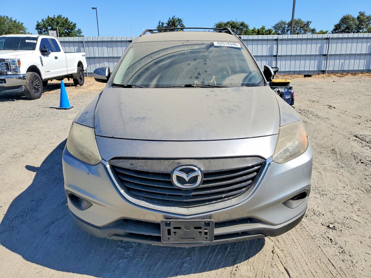 2014 Mazda Cx-9 Touring Silver vin: JM3TB3CVXE0426129