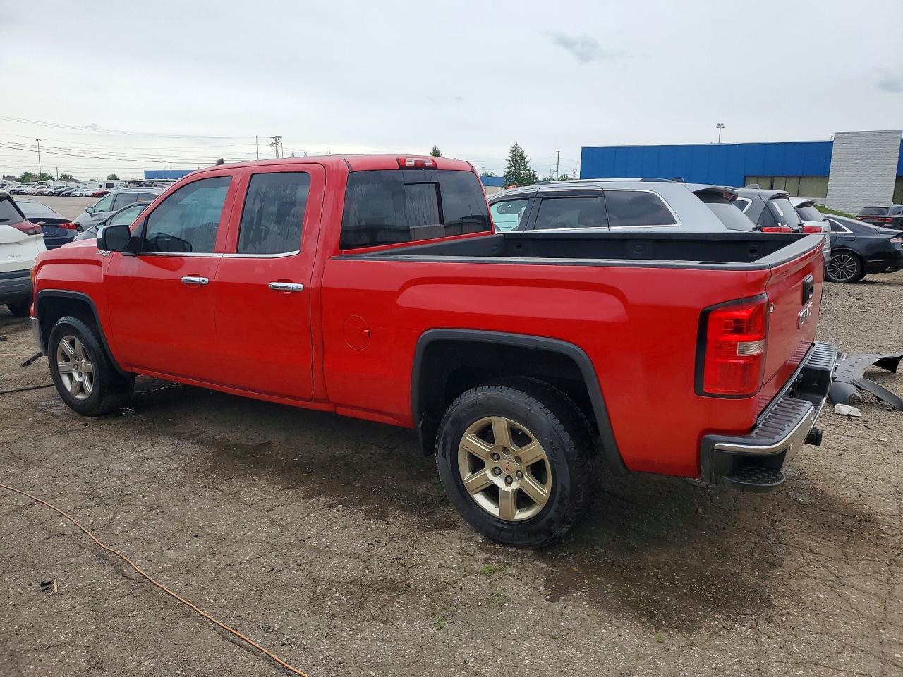 2015 Gmc Sierra K1500 Slt Red vin: 1GTV2VEJ3FZ157458