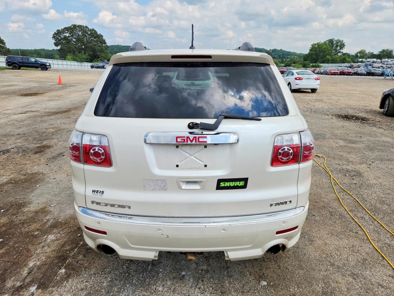 2012 Gmc Acadia Denali Белый vin: 1GKKVTED3CJ200655