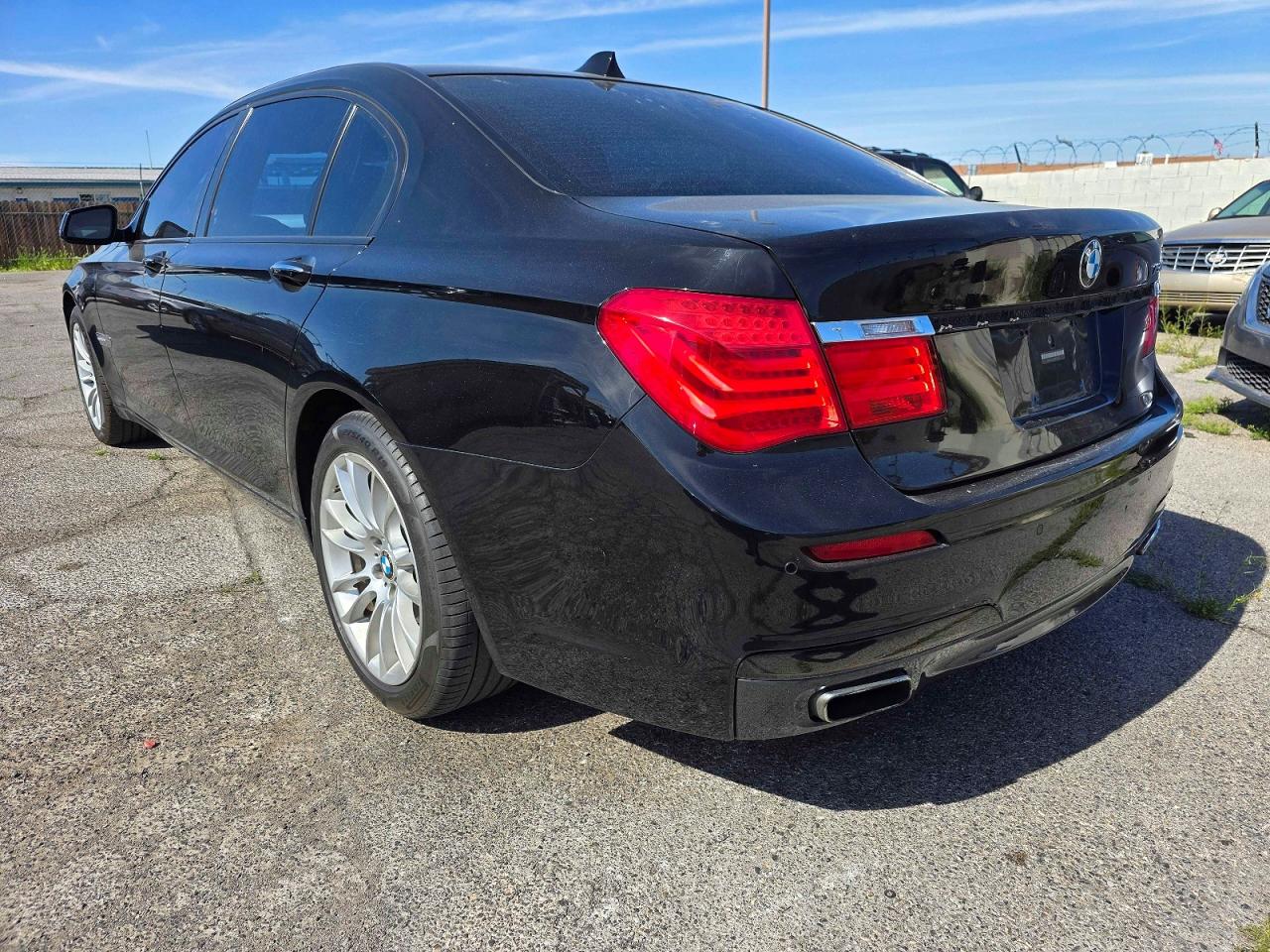 2011 Bmw 750 Li Black vin: WBAKC8C53BC431842