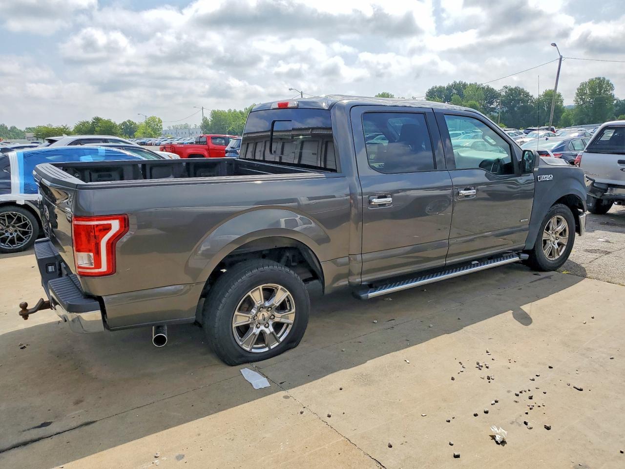 2015 Ford F150 Supercrew Gray vin: 1FTEW1CP2FFC31801