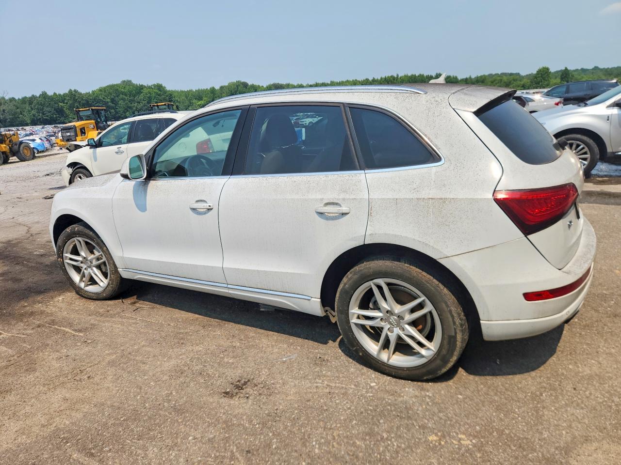 2014 Audi Q5 Premium Plus White vin: WA1LFAFP0EA057820