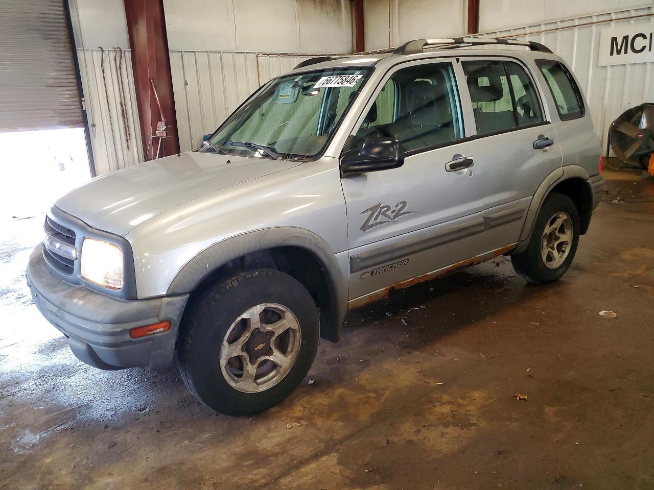 2002 Chevrolet Tracker Zr2 Silver vin: 2CNBJ734326907330