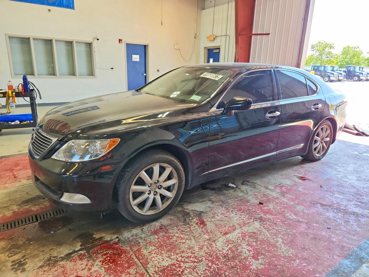 2008 Lexus Ls 460 Base Black vin: JTHBL46F485062579