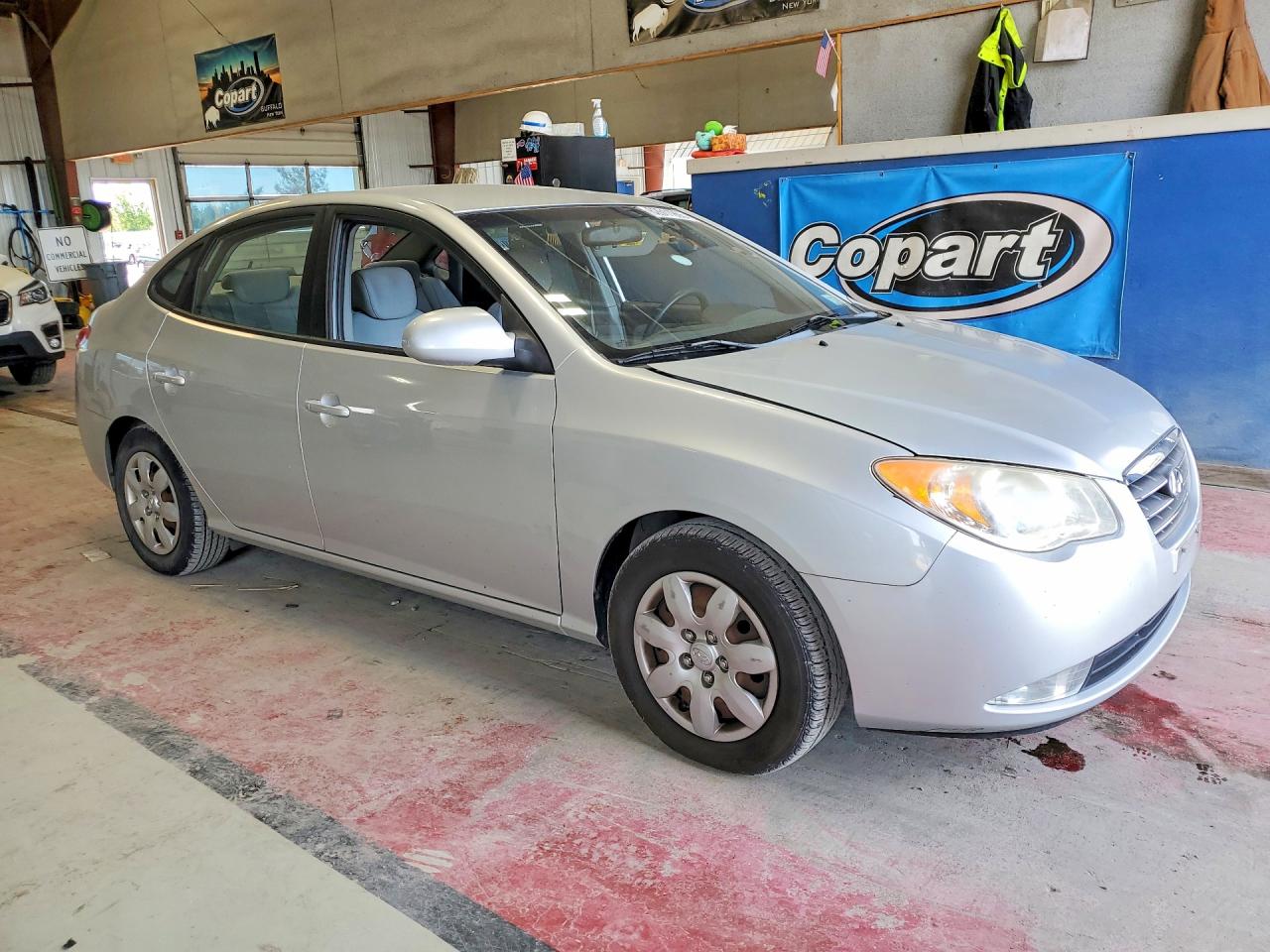 2008 Hyundai Elantra Gls Silver vin: KMHDU46D68U284757