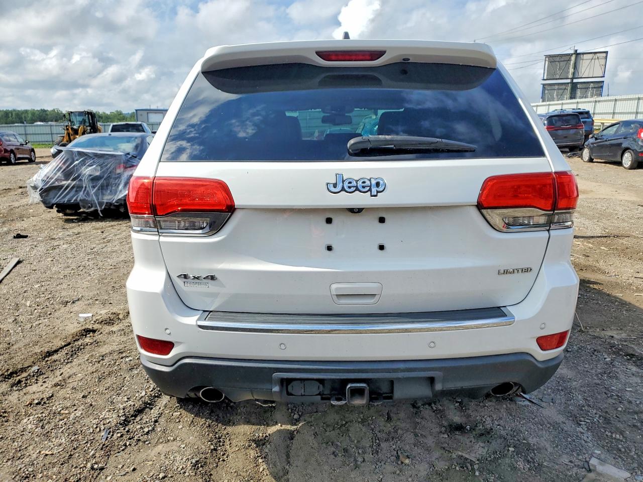 2014 Jeep Grand Cherokee Limited White vin: 1C4RJFBG2EC293763