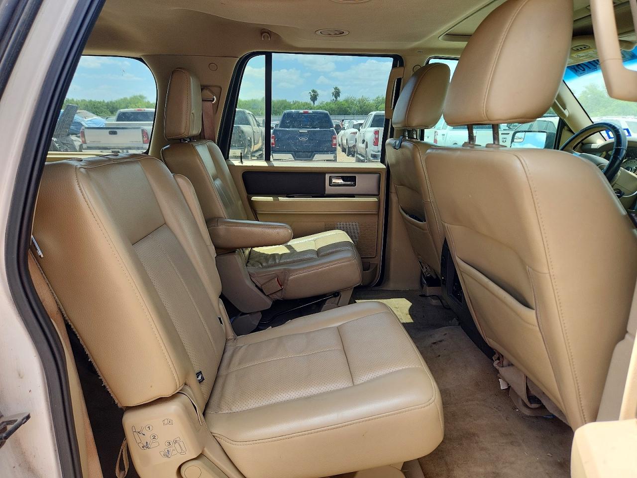 2013 Ford Expedition El Xlt White vin: 1FMJK1H58DEF26949