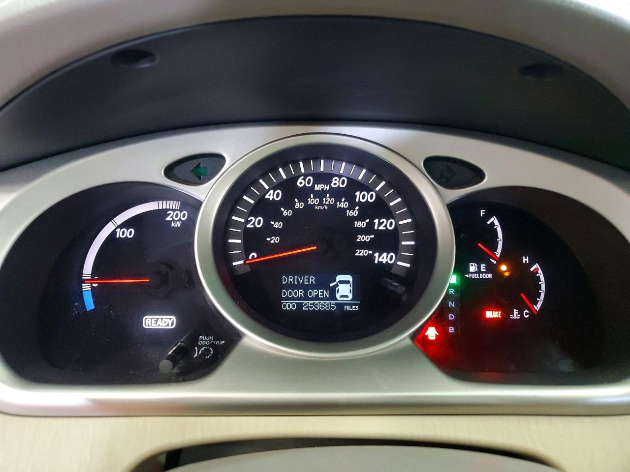 2006 Toyota Highlander Hybrid Blue vin: JTEEW21A960023532