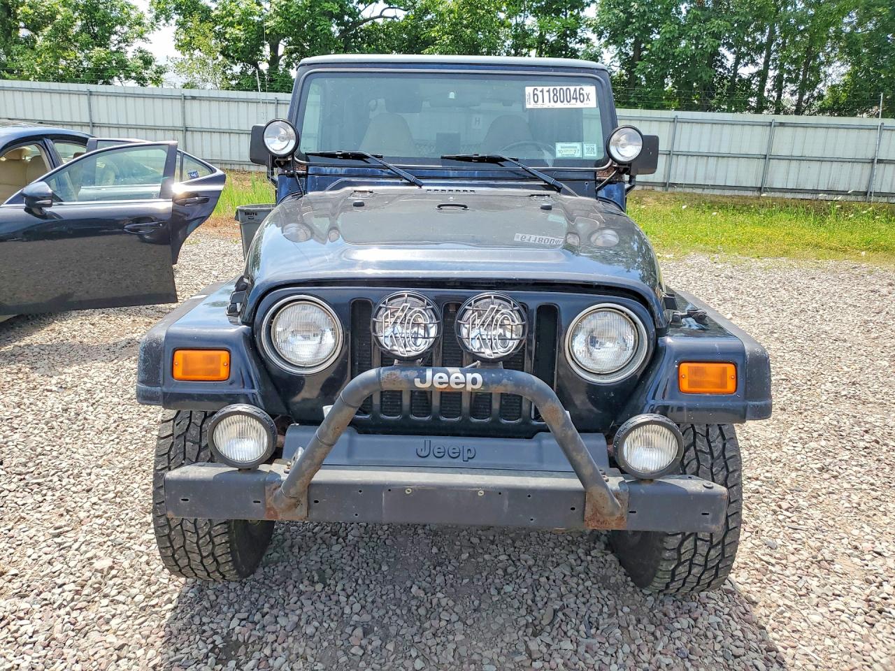 2001 Jeep Wrangler / Tj Sport Black vin: 1J4FA49S01P304774
