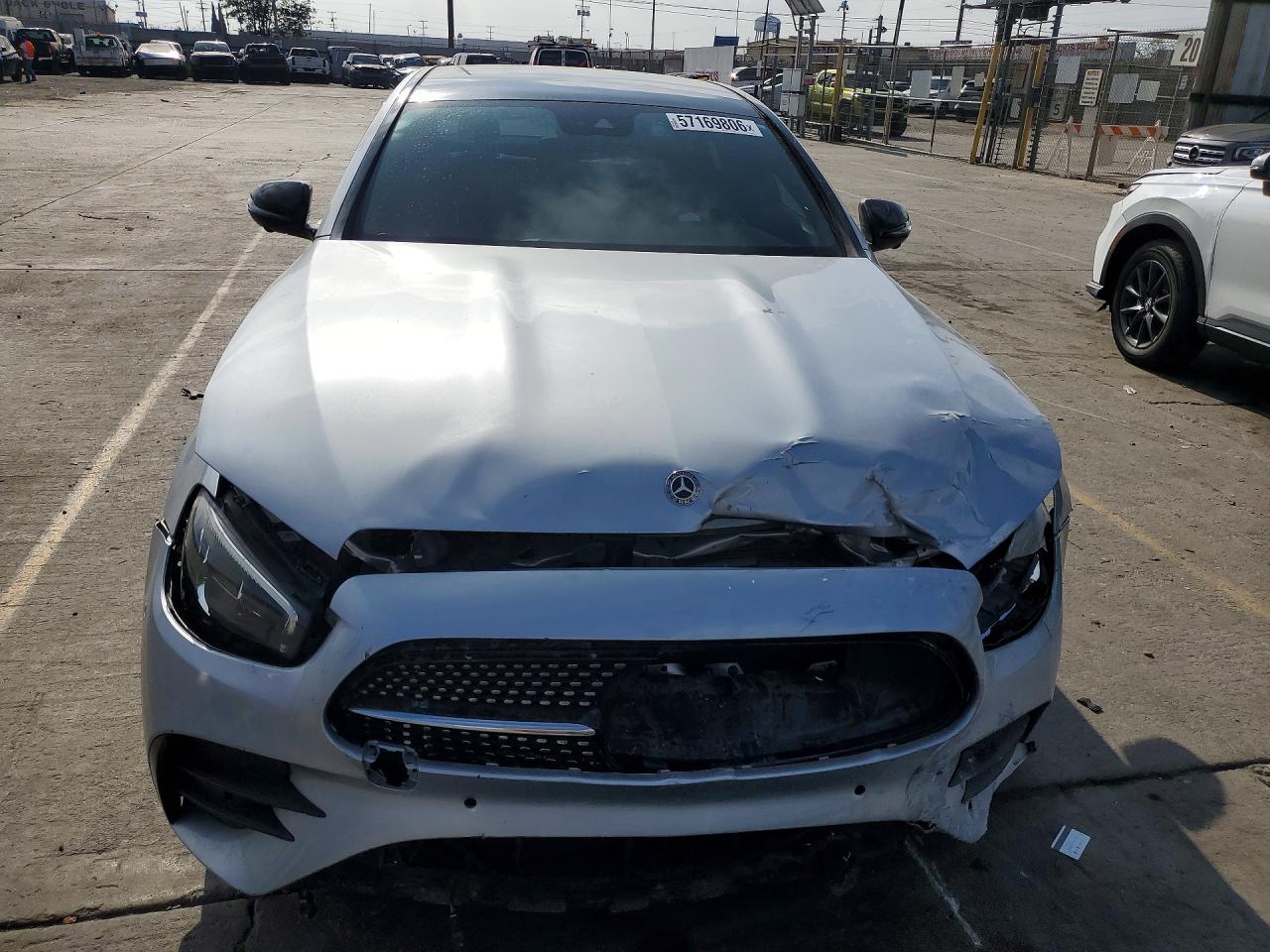 2021 Mercedes-benz E 350 Silver vin: W1KZF8DBXMA893784