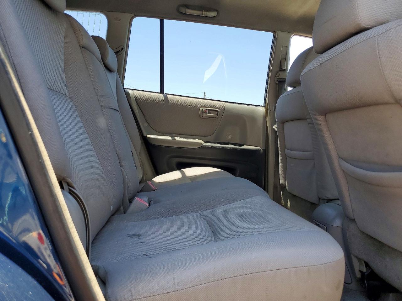 2005 Toyota Highlander Limited Blue vin: JTEDP21A550080821