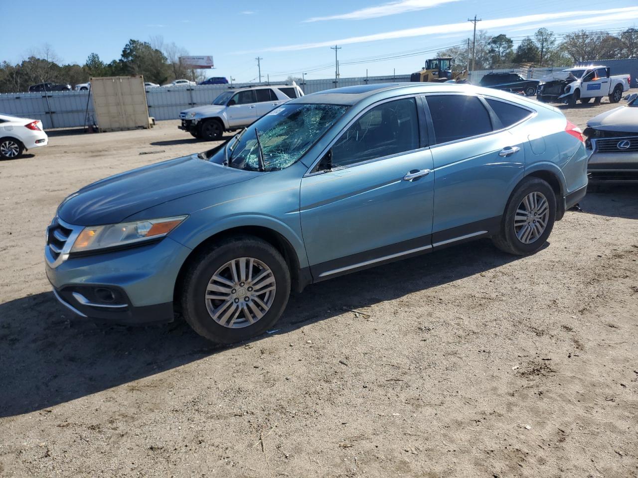 2013 Honda Crosstour Exl Blue vin: 5J6TF3H50DL004982