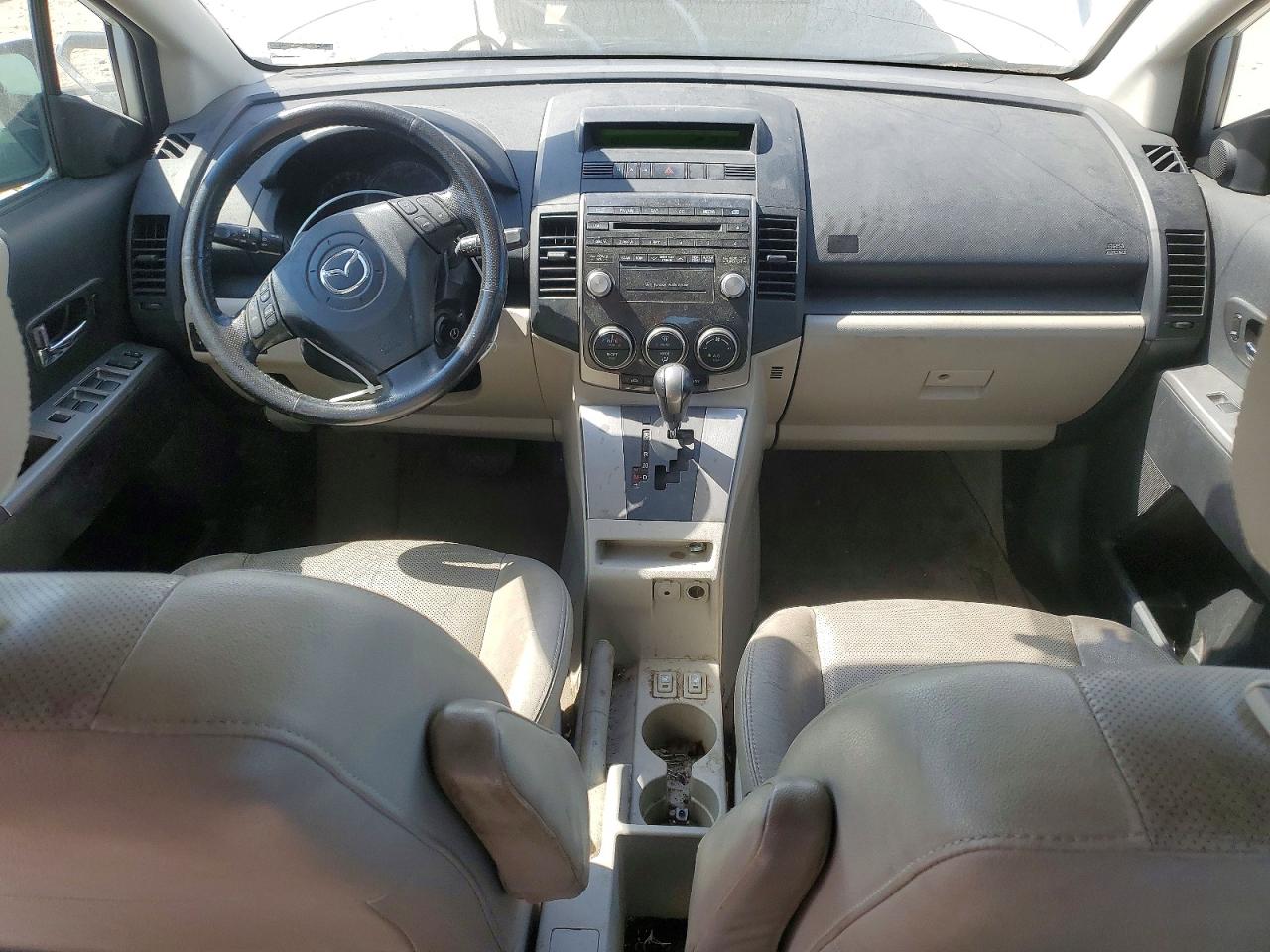 2008 Mazda 5 White vin: JM1CR293X80322703