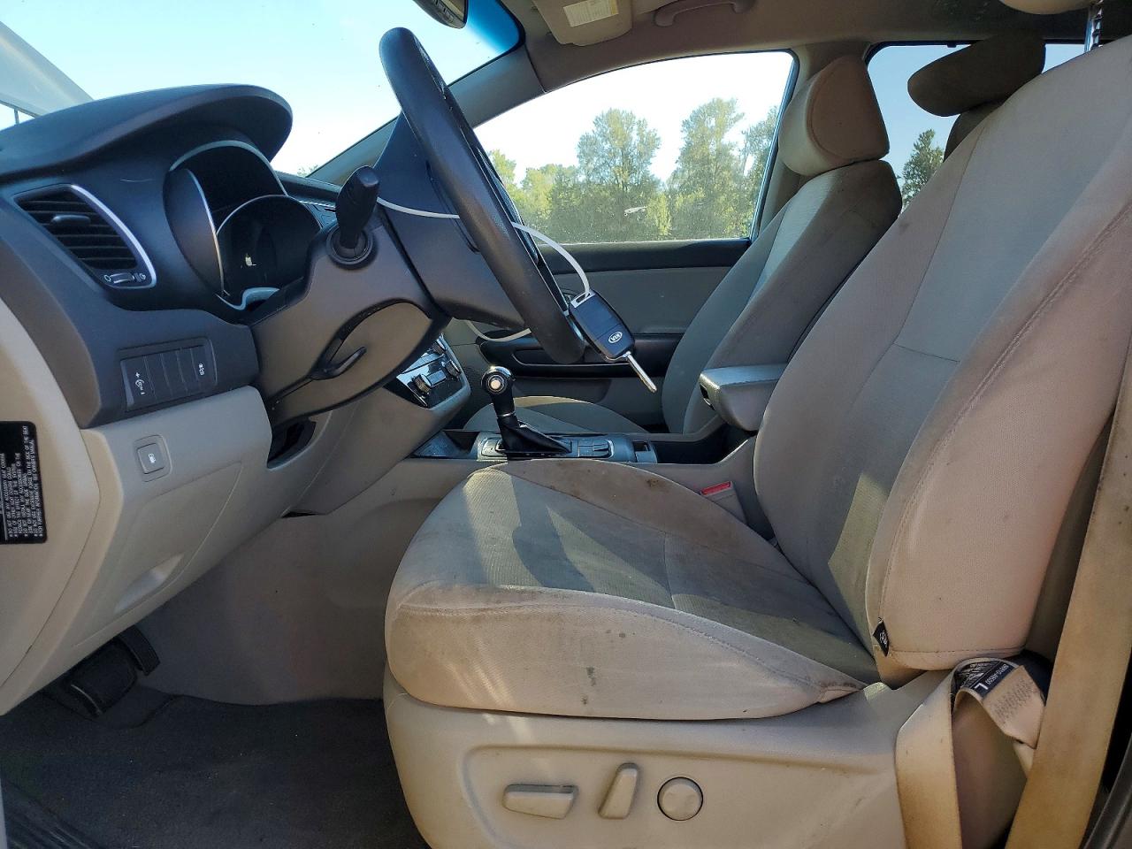 2015 Kia Sedona Lx Blue vin: KNDMB5C17F6050400