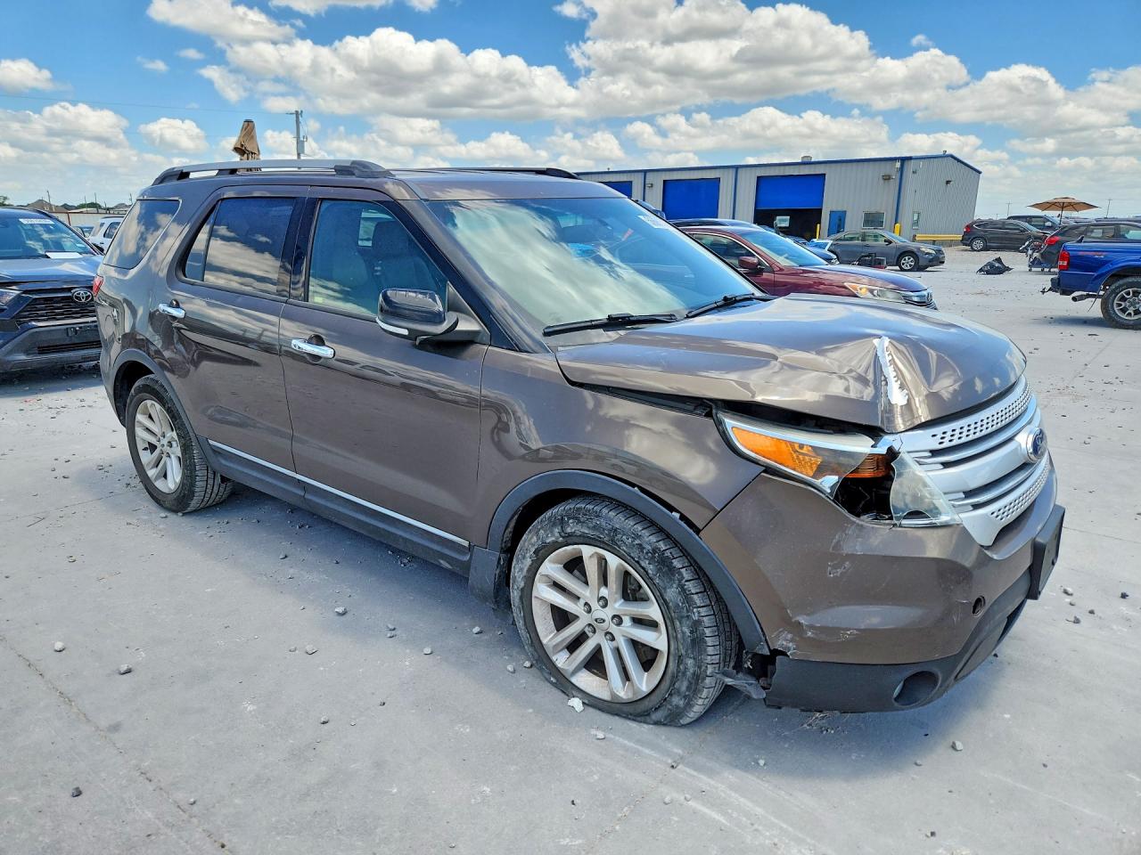 2015 Ford Explorer Xlt Brown vin: 1FM5K7D8XFGC62130