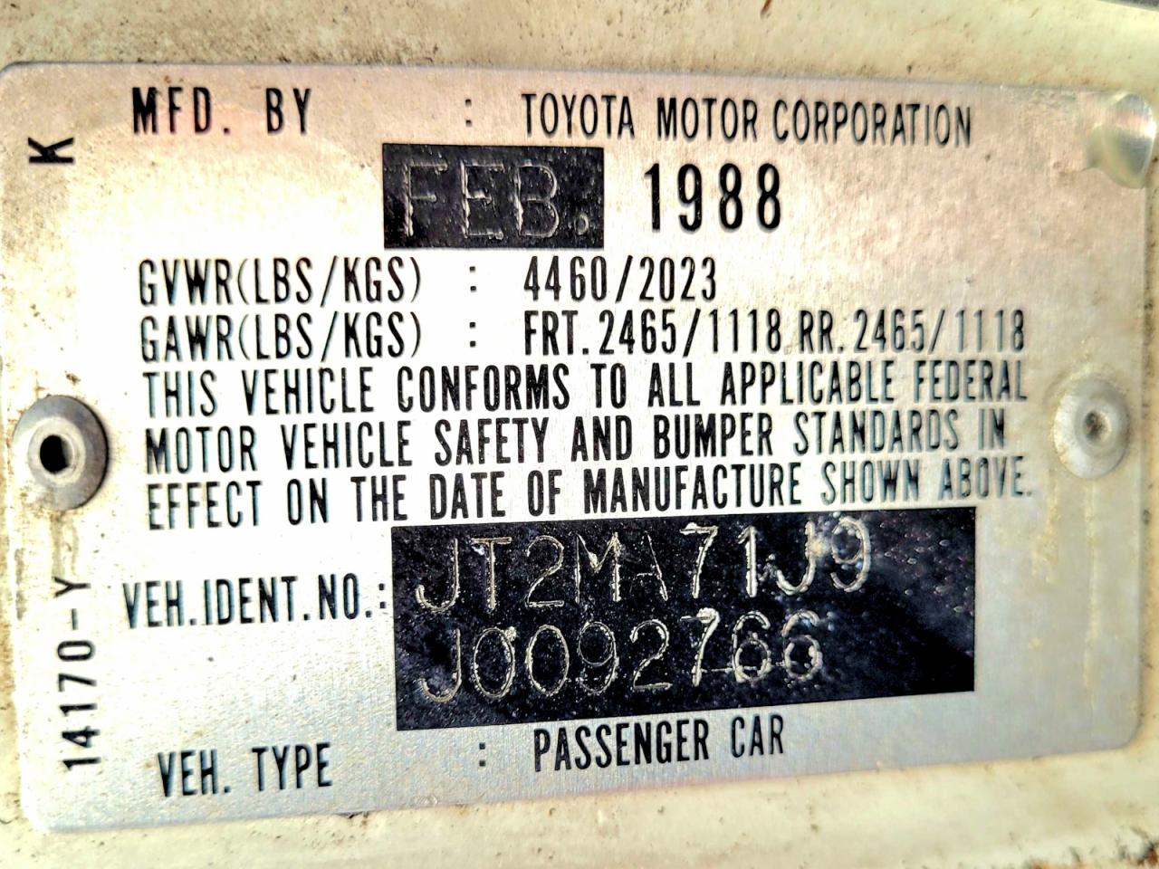 1988 Toyota Supra Turbo White vin: JT2MA71J9J0092766