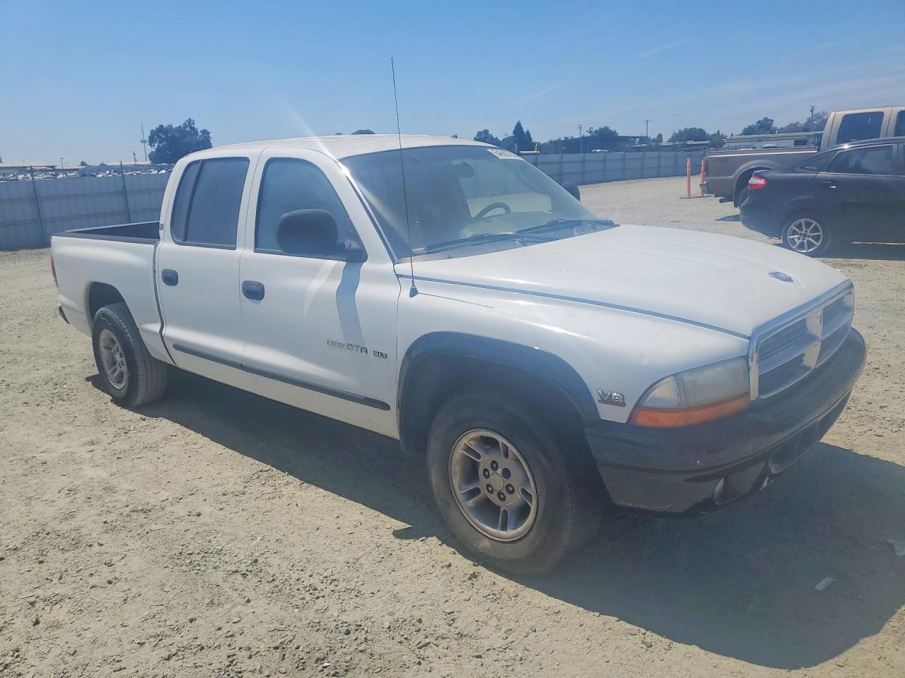 2000 Dodge Dakota Quad Белый vin: 1B7GL2AZ4YS672495