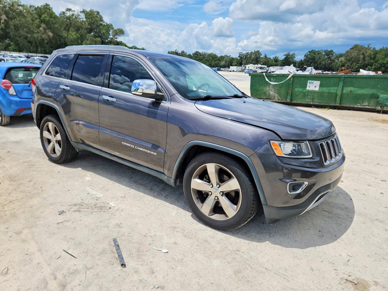 2014 Jeep Grand Cherokee Limited Gray vin: 1C4RJEBG5EC442208