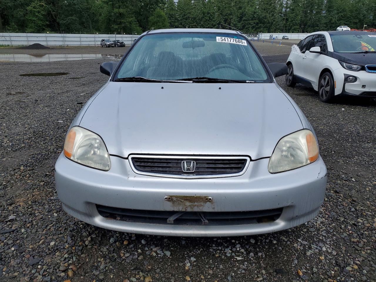 1998 Honda Civic Lx Серебряный vin: 2HGEJ6673WH537980