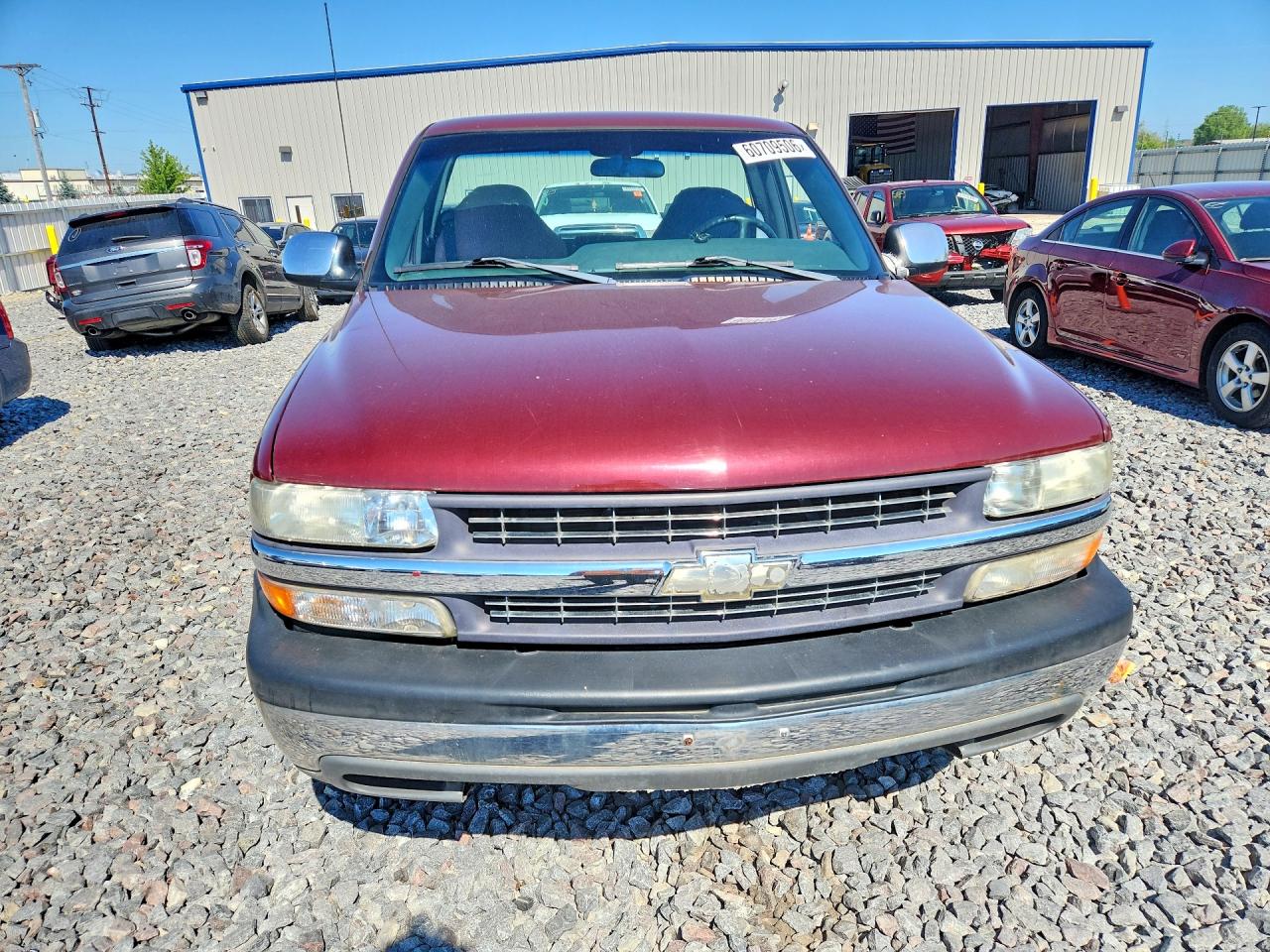 2000 Chevrolet Silverado K1500 Red vin: 1GCEK14T6YZ151992